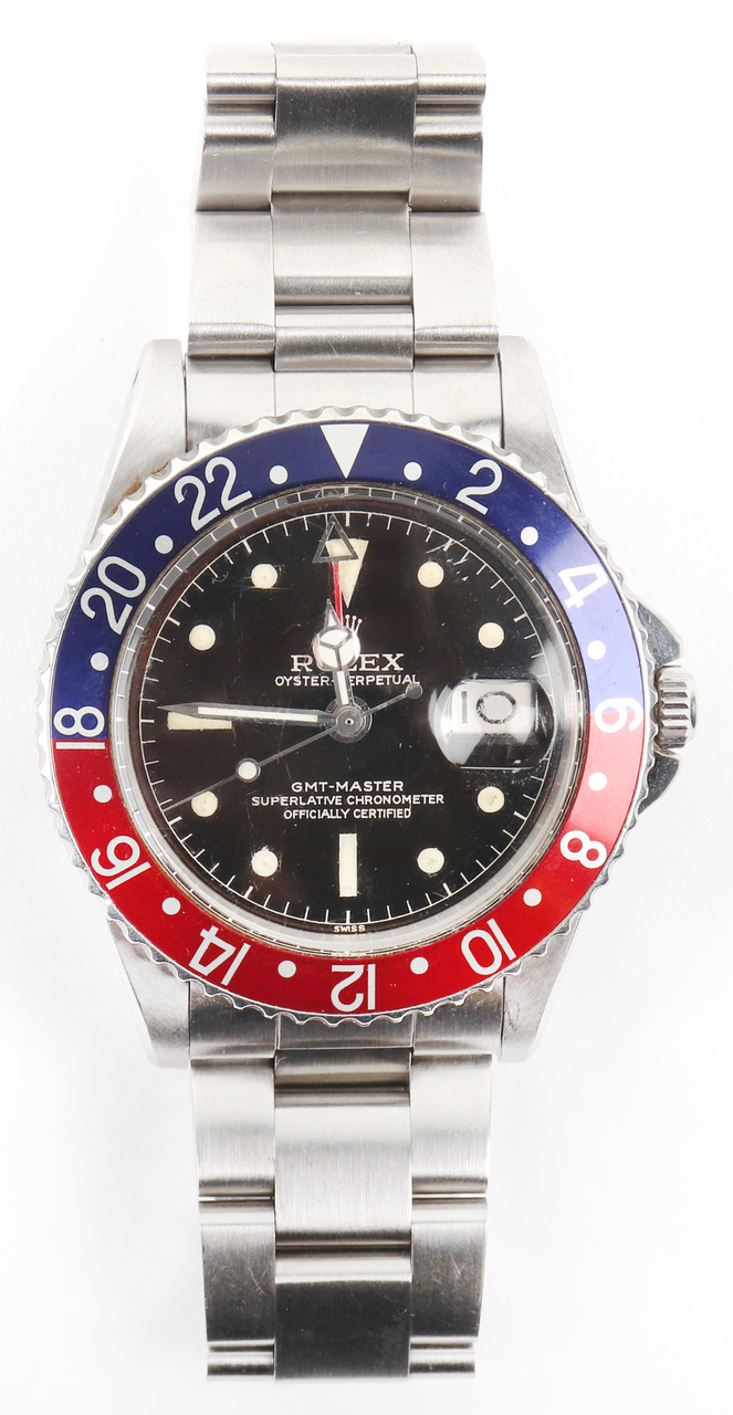 Rare Rolex GMT Master 1675 “Pepsi” Up for Auction